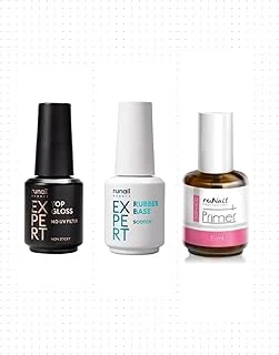 Fontenay Runail Uv Filtresiz Top Coat 18Ml + Rubber Base Scotch 18Ml + Non-Acid Primer 15Ml Şeffaf ürün görseli 1