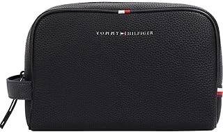 Tommy Hilfiger Erkek Essential Pu Washbag Çanta Black Tek Beden ürün görseli 1