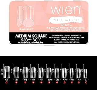 Yeni Nesil Protez Tırnak Jel Tips Gel Tips Medium Square 550 Adet ürün görseli 1
