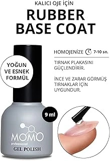 Momo Professional Kalıcı Oje İçin Rubber Base Coat 9 Ml ürün görseli 1