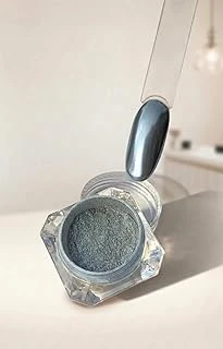 Gümüş Tırnak Krom Tozu Aplikatörlü Krom İnci Tozu Silver Wn-102 ürün görseli 1