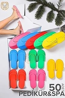 Transformacion Tek Kullanımlık Pedikür Terliği - Spa Terliği Kullan-At Terlik 50 Çift 714997 ürün görseli 1