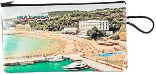 Bulgaristan Temalı Deri Makyaj Çantası ürün görseli 1