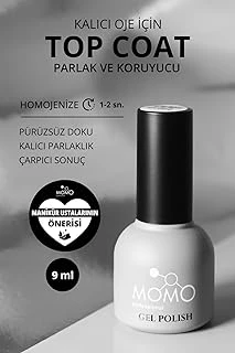 Momo Professional Kalıcı Oje İçin Top Coat - Yapışkansız 9 Ml ürün görseli 1