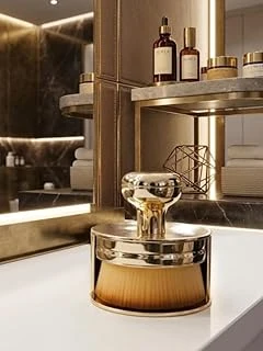 Gold Kaliteli Makyaj Fırçası - Kusursuz Fondöten & Allık Uygulama Fırçası ürün görseli 1