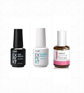 Fontenay Runail Uv Filtreli Top Coat 18Ml + Rubber Base Scotch 18Ml + Non-Acid Primer 15Ml Şeffaf ürün görseli 1