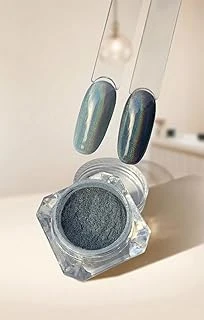 Gümüş Gökkuşağı Tırnak Krom Tozu Aplikatörlü Krom İnci Tozu Holografik Silver Wn-101 ürün görseli 1
