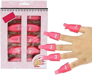 10 Adet Oje Kalıcı Oje Çıkarma Mandalı Pembe ürün görseli 1