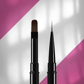 Staleks Çift Uçlu Sentetik Nail Liner Çizim Jel Fırçası 10-11Mm Nbe-03/06 ürün görseli 1