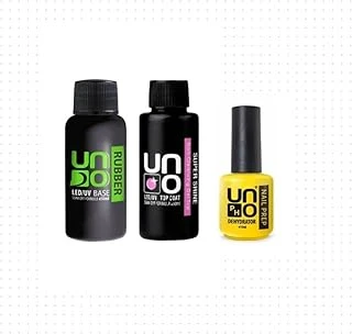 Fontenay Prof. Rubber Base Coat & Super Shine Top Coat 50Ml + Dehydrator 15Ml 4'Lü Set Şeffaf ürün görseli 1