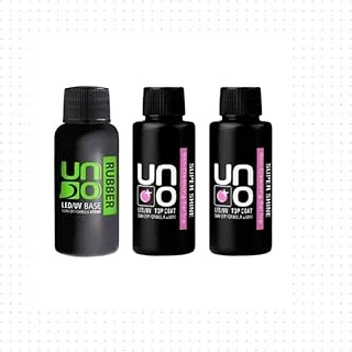 Fontenay Profesyonel Rubber Base Coat & Super Shine Top Coat X2 50Ml 3'Lü Set Şeffaf ürün görseli 1