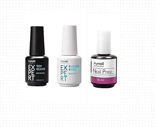 Fontenay Runail Uv Filtreli Top Coat 18Ml + Rubber Base Scotch 18Ml + Nail Prep 15 Ml Şeffaf ürün görseli 1