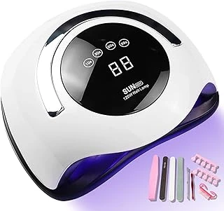 Liriqi 120W Tırnak Kurutucu, Tırnaklar Için Uv Led Lamba, 4 Zamanlayıcılı Profesyonel Tırnak Lambası, Jel Tırnaklar Için Tırnak Kurutucu Çıkarılabilir Taşınabilir Tırnak Kurutucu, Tırnak Ayak Tırn ürün görseli 1