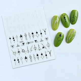 Geometrik Dizayn Tırnak Sticker Tırnak Etiketi Nail Jo-1068 ürün görseli 1