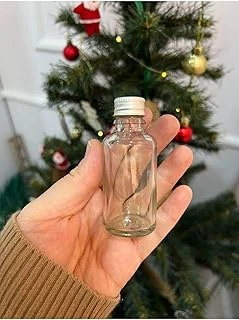 30 Cc Kolonya,Parfüm Şişesi Hediyelik 10 Adet Çok Amaçlı Tıpalı Gold Kapaklı Cam Boş Şişe 869743171907381 ürün görseli 1