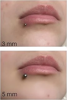Mıknatıslı Piercing Dudak Kulak Burun, 5 Mm, Gümüş, Unisex ürün görseli 1