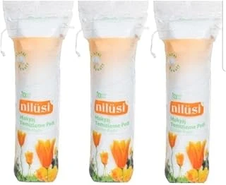 Nilüsi Makyaj Temizleme Pedi - Disk Pamuk 70 Li X 3 Paket ürün görseli 1