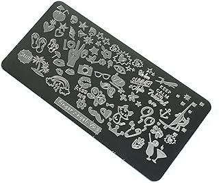 Nail Stamping Baskı Plakası Vv23 ürün görseli 1