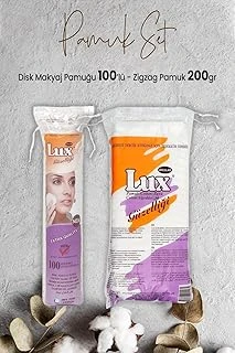 Lux Disk Makyaj Pamuğu 100'Lü Zigzag Pamuk 200 Gr ürün görseli 1