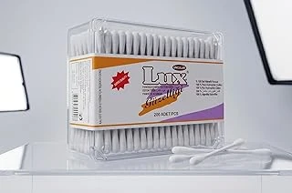Lux Güzelliği Pamuklu Kulak Çubuğu,%100 Saf Hidrofil Pamuk, Hassas Kullanım, 200 Adet ürün görseli 1