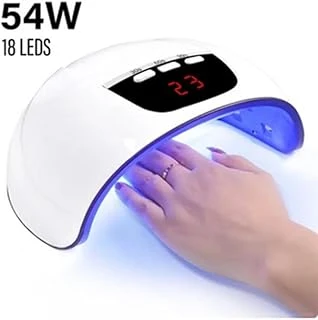54W Uv Led Jel Tırnak Kurutucu Kızılötesi Sensör Lcd Ekran Led ürün görseli 1