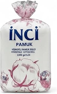 İnci Pamuk Hidrofil Rulo Pamuk, Makyaj Temizleme Için, 1000 G ürün görseli 1
