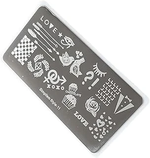 Nail Stamping Baskı Plakası S11 ürün görseli 1