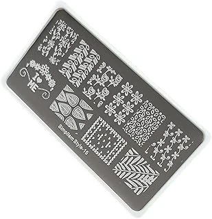 Nail Stamping Baskı Plakası S15 ürün görseli 1