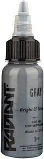 Gray - Radiant Tattoo Dövme Boyası - 1Oz/30Ml ürün görseli 1