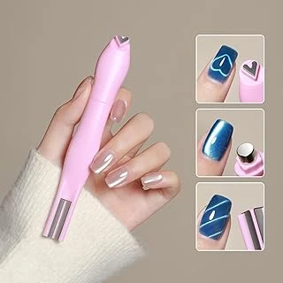 Gözü Oje 3Ü Bir Arada Mıknatıs Cat Eye Magnet Çizgi Efekt Pembe ürün görseli 1