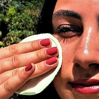 4 Adet Makyaj Temizleme Peti, Tekrar Kullanılabilir, Tekrar Makinede Yıkanabilir, 100% Doğal Pamuk Penye ürün görseli 1
