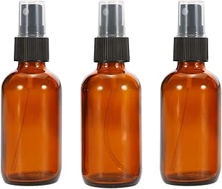 Amber Cam Sprey Şişesi Siyah Mist 50Ml 3'Lü Paket Uçucu Kimyasal Parfüm Kabı ürün görseli 1