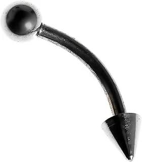 Rouge Moulin Curved Barbel Spike Çelik Piercing ürün görseli 1