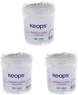 Keops Keops 100'Lü Pamuklu Kulak Çubuğu 3 X 100'Lü ürün görseli 1