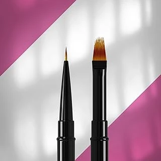 Staleks Çift Uçlu Sentetik Protez Tırnak Ombre Çizim Fırçası 7-10Mm Nbe-01/07 ürün görseli 1