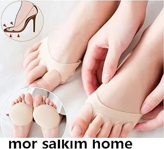 Mor Salkım Ayak Parmak Koruyucu Kumaş Bunyon Topuklu Ayakkabı Ayak Parmak Destegi 1 Çift ürün görseli 1