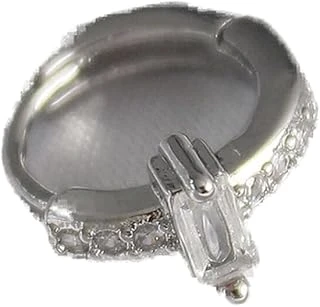 316L Çelik Gümüş Renk Zirkon Taşlı Tragus Piercing - Tj-Pr1307 ürün görseli 1