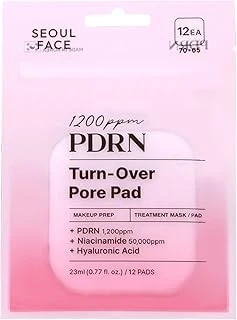 Dermal Pdrn Gözenek Sıkılaştırıcı Cilt Yenileyici Tonik Ped, Niacinamide Hyaluronic Acid İçerir, Tüm Cilt Tipleri Için, 12 Adet ürün görseli 1