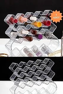 Vivart Rujluk Ojelik Bölmeli Özel Tasarım Makyaj Organizer Düzenleyeci Beyaz Tek Ebat ürün görseli 1