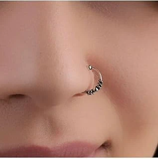 925 Ayar Gümüş Sıkıştırma Halka Hızma, 8Mm, Gri ürün görseli 1
