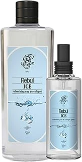 Rebul Kolonya Ice, 250 Ml + 100 Ml Sprey Cam Şişe Set, Buz Ferahlığı ürün görseli 1