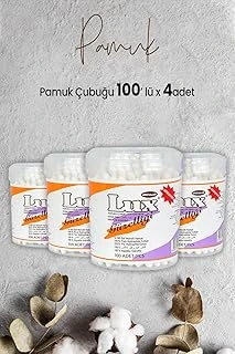 Lux Pamuk Çubuğu 100' Lü X 4 Adet ürün görseli 1