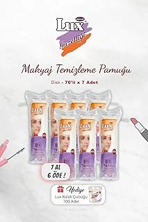 Lux Makyaj Temizleme Pamuğu Disk 7 Al 6 Öde Lux Pamuk Çubuğu 100' Lü ürün görseli 1