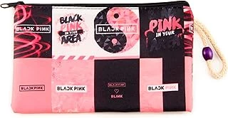 Blackpink K-Pop Desenli Kalemlik Fermuarlı Makyaj Çantası Orta Boy 12Cm X 20Cm ürün görseli 1