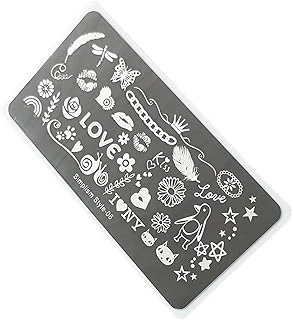 Nail Stamping Baskı Plakası S06 ürün görseli 1