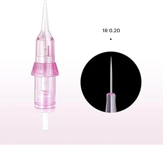 Bi̇omaser 1R 0.20Mm Saç Tekniği Kalıcı Makyaj İğnesi, 20 Adet, Universal Dövme Cihazlarına Uyumlu ürün görseli 1