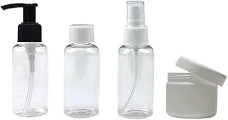 Paradise 4'Lü Seyahat Boy Boş Plastik Şişe Seti, 100Sekaş4 ürün görseli 1