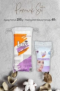 Lux Peeling Etkili Makyaj Pamuğu 40' Lı Zigzag Pamuk 200 Gr ürün görseli 1