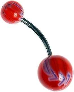 Rouge Moulin Kırmızı Bioplast Göbek Piercing Tdgr00649, Kırmızı ürün görseli 1