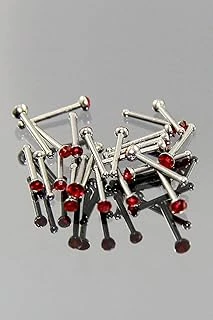 Rouge Kırmızı Taşlı Hızma Piercing ürün görseli 1